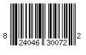 UPC 824046300722